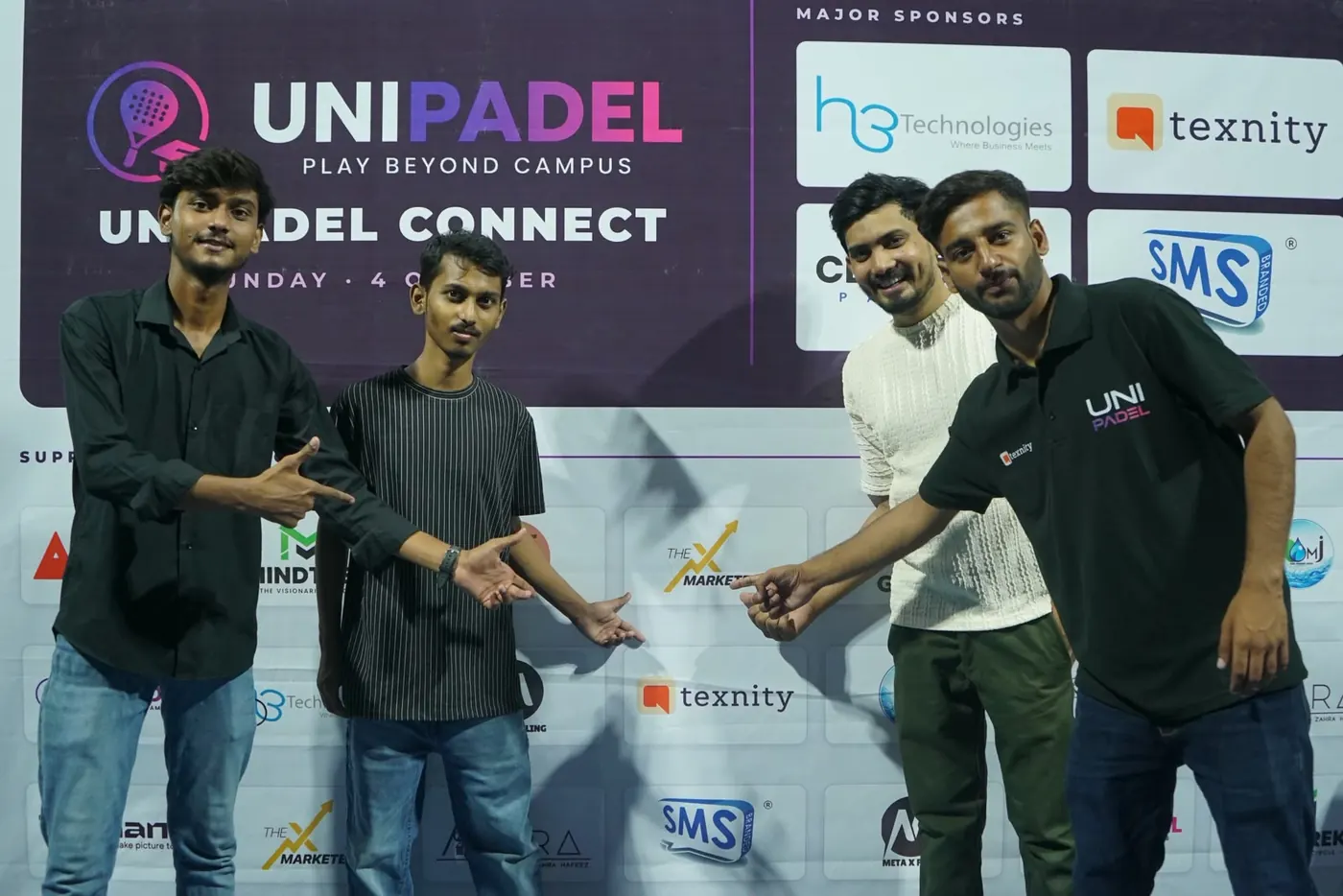 Thank you to the sponsors of UniPadel Connect
